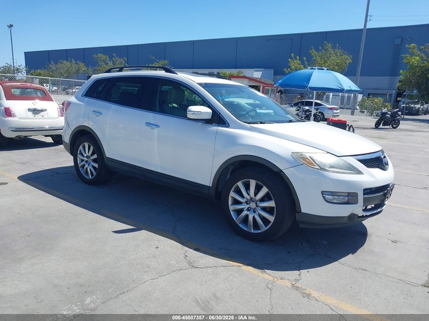 2008 Mazda Cx-9 VIN JM3TB38VX80131643 IAAI salvage auction — LEFT REAR, Salvage (California), sold $1,050 on 2026-07-13 (photo 1)
