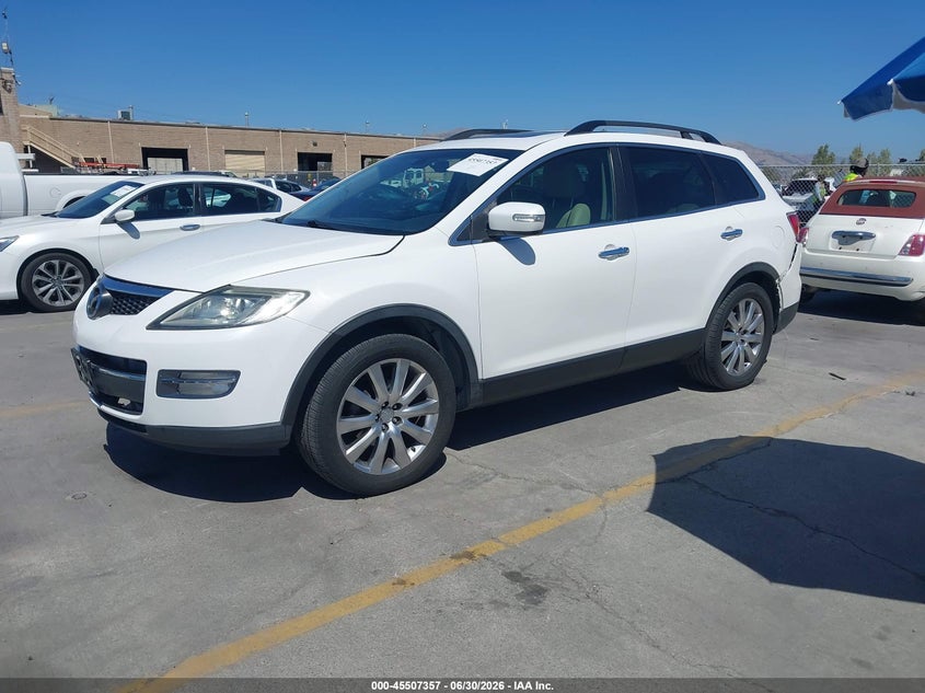 2008 Mazda Cx-9 VIN JM3TB38VX80131643 IAAI salvage auction — LEFT REAR, Salvage (California), sold $1,050 on 2026-07-13 (photo 2)