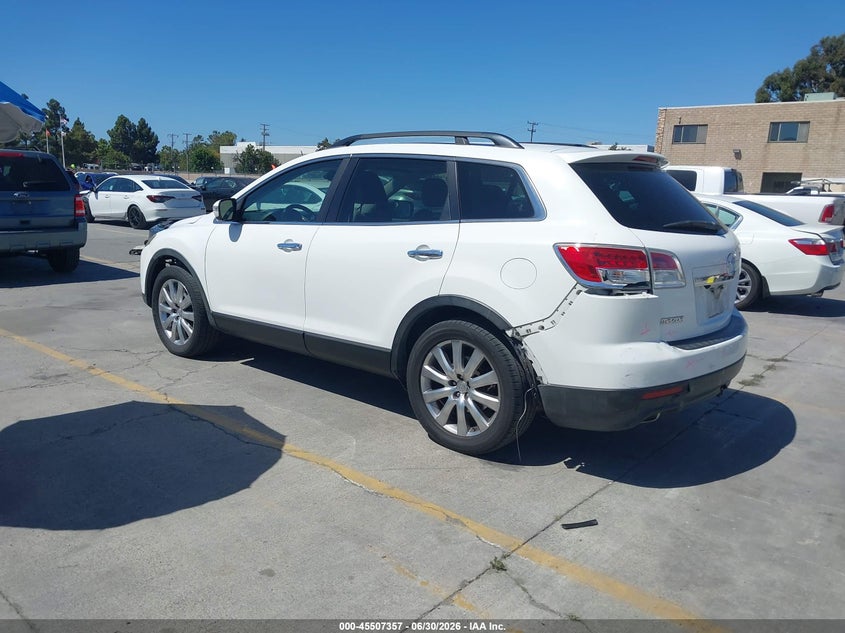 2008 Mazda Cx-9 VIN JM3TB38VX80131643 IAAI salvage auction — LEFT REAR, Salvage (California), sold $1,050 on 2026-07-13 (photo 3)