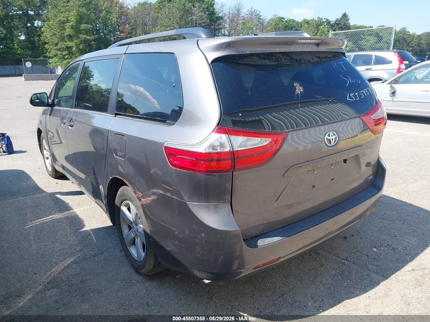 2015 Toyota Sienna VIN 5TDKK3DC7FS630614 IAAI salvage auction — NORMAL WEAR, Clear (New York), sold $2,475 on 2026-07-14 (photo 3)