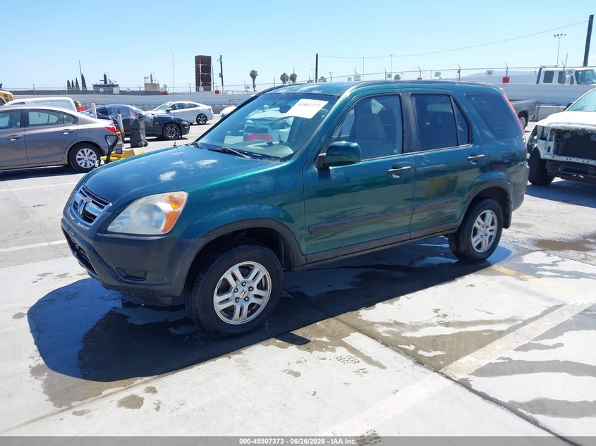 2002 Honda Cr-v VIN JHLRD78822C077360 IAAI salvage auction — NO DAMAGE, Salvage (California), sold $1,100 on 2026-07-08 (photo 2)