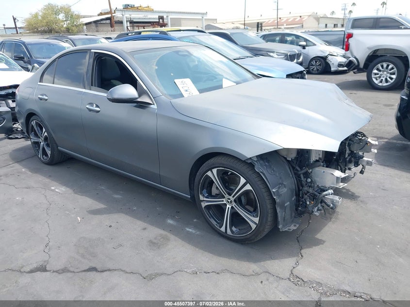 2023 Mercedes-benz C-klasse VIN W1KAF4GBXPR098760 IAAI salvage auction — FRONT END, Salvage Certificate (California), sold $13,500 on 2026-07-31 (photo 1)