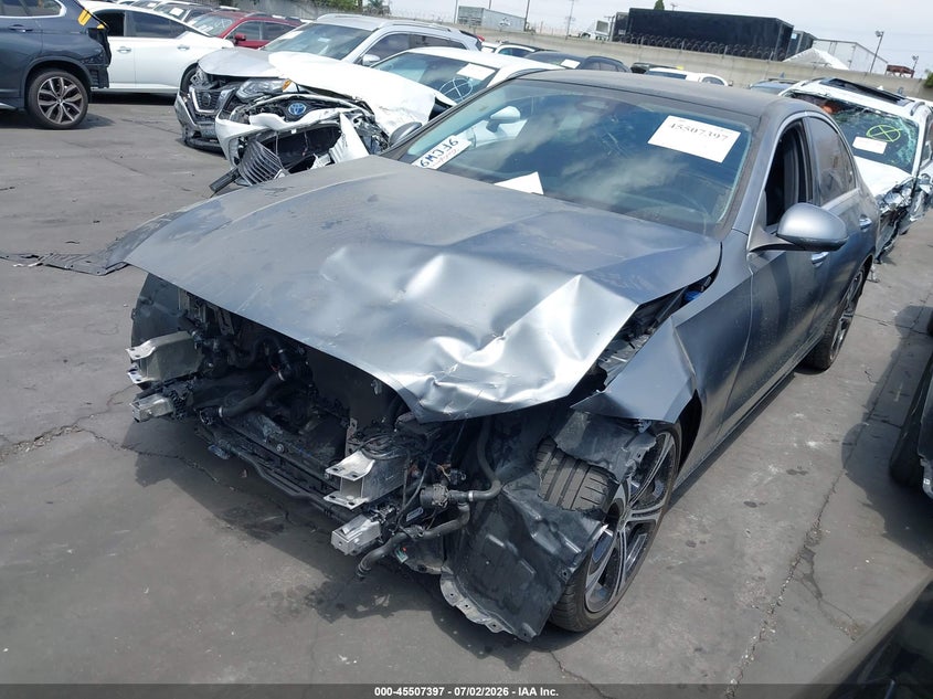 2023 Mercedes-benz C-klasse VIN W1KAF4GBXPR098760 IAAI salvage auction — FRONT END, Salvage Certificate (California), sold $13,500 on 2026-07-31 (photo 2)