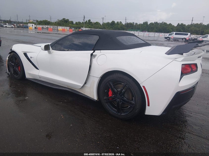 2014 Chevrolet Corvette VIN 1G1YF3D75E5117263 IAAI salvage auction — LEFT FRONT, Salvage (Louisiana), sold $10,000 on 2026-07-29 (photo 3)