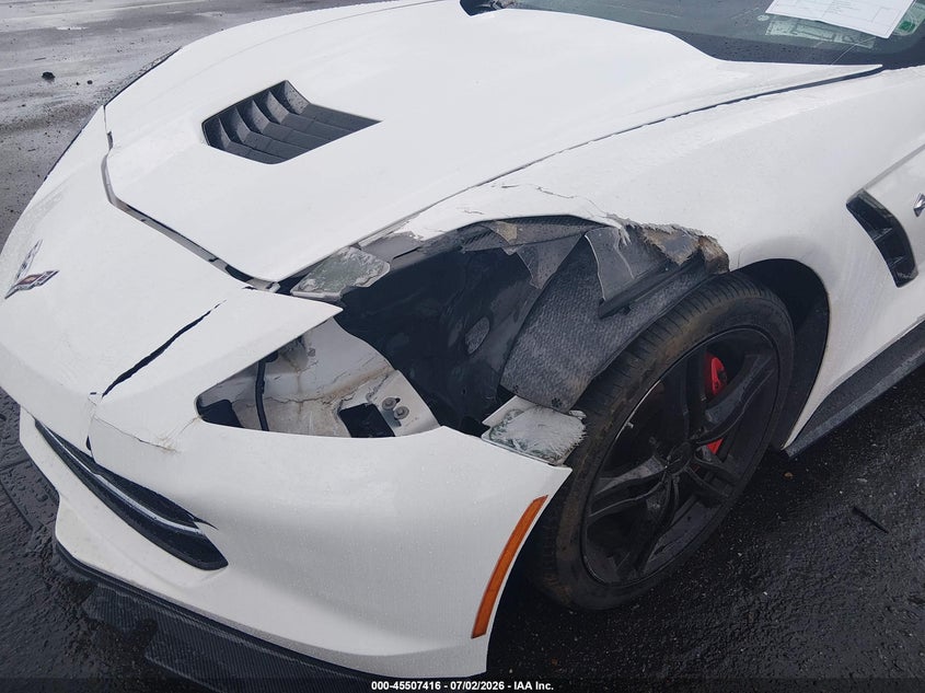 2014 Chevrolet Corvette VIN 1G1YF3D75E5117263 IAAI salvage auction — LEFT FRONT, Salvage (Louisiana), sold $10,000 on 2026-07-29 (photo 6)