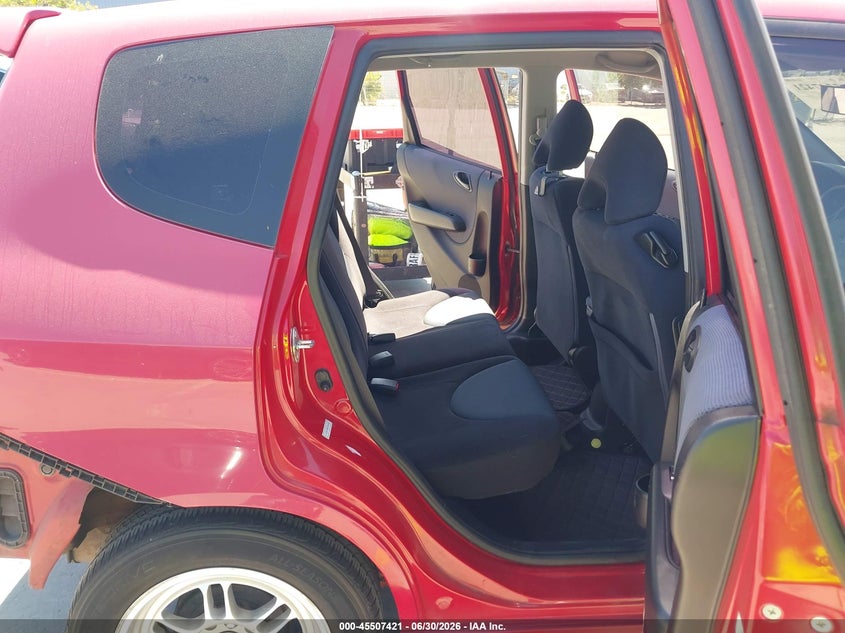2007 Honda Fit VIN JHMGD38637S056931 IAAI salvage auction — REAR END, Salvage (California), sold $2,050 on 2026-07-13 (photo 8)
