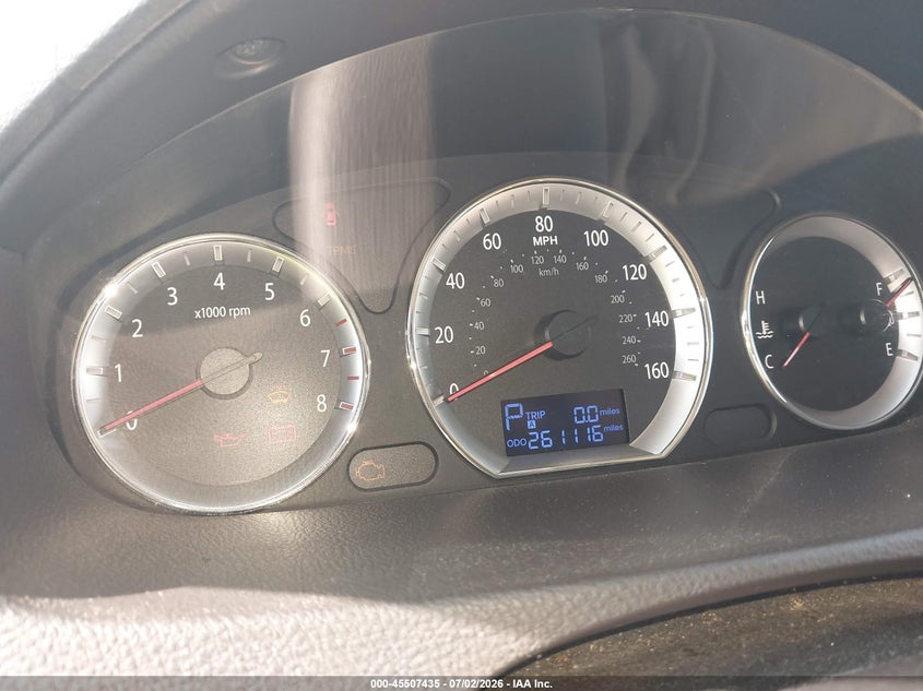 2010 Hyundai Sonata VIN 5NPEU4AC4AH591304 IAAI salvage auction — NORMAL WEAR, Clear (South Carolina), sold $400 on 2026-07-07 (photo 7)