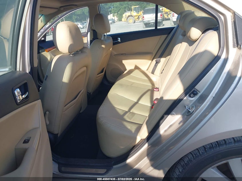 2010 Hyundai Sonata VIN 5NPEU4AC4AH591304 IAAI salvage auction — NORMAL WEAR, Clear (South Carolina), sold $400 on 2026-07-07 (photo 8)