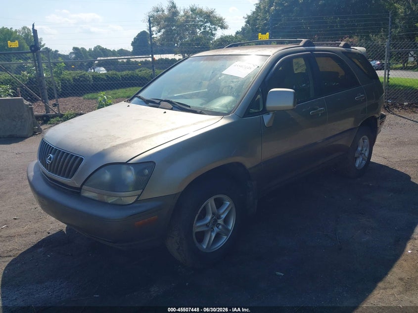 2000 Lexus Rx 300 VIN JT6HF10U2Y0154416 IAAI salvage auction — NORMAL WEAR, Parts Only - Bill Of Sale (North Carolina), sold $175 on 2026-07-23 (photo 2)