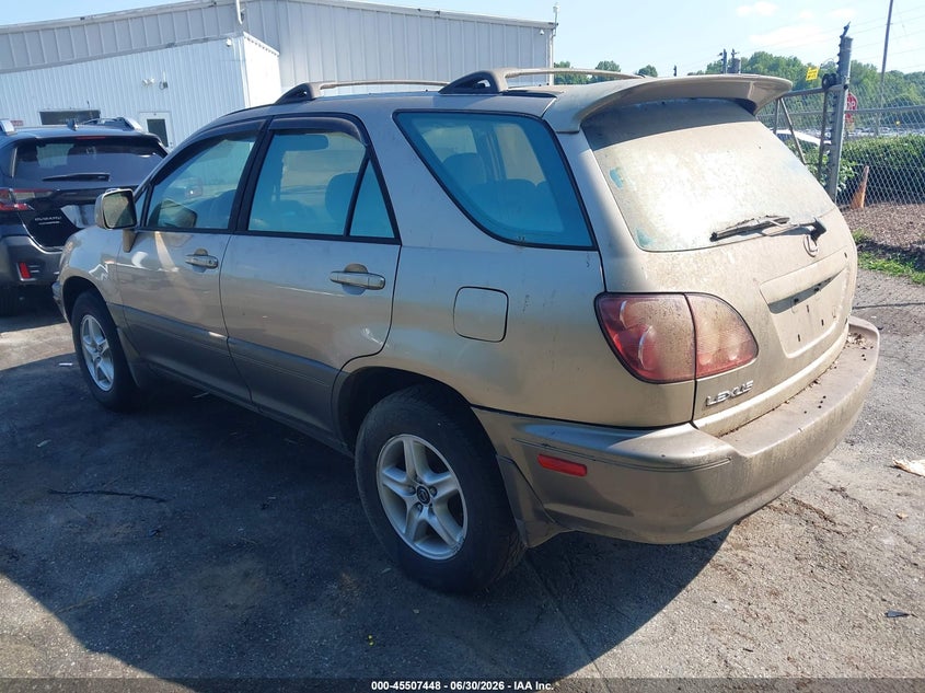 2000 Lexus Rx 300 VIN JT6HF10U2Y0154416 IAAI salvage auction — NORMAL WEAR, Parts Only - Bill Of Sale (North Carolina), sold $175 on 2026-07-23 (photo 3)