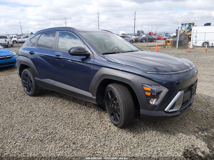 2026 Hyundai Kona VIN KM8HF3AB3TU491322 IAAI salvage auction — LEFT FRONT, Enterprise Vehicles Clear Only (Oregon), sold $500 on 2026-07-08 (photo 1)