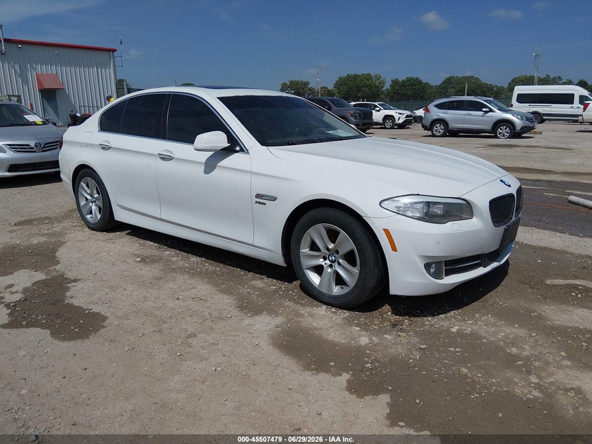 2012 BMW 5er VIN WBAXH5C53CDW08374 IAAI salvage auction — HAIL, Salvage Title, sold $1,250 on 2026-07-24 (photo 1)