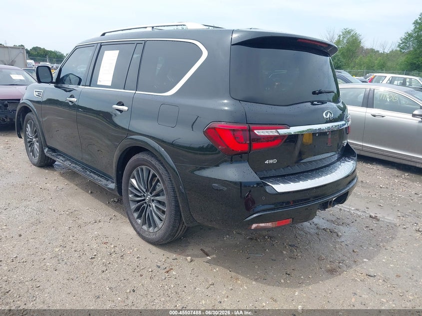 2023 Infiniti Qx80 VIN JN8AZ2BE0P9302459 IAAI salvage auction — FRONT END, Clear Claim Paid (Wisconsin), sold $16,500 on 2026-08-06 (photo 3)
