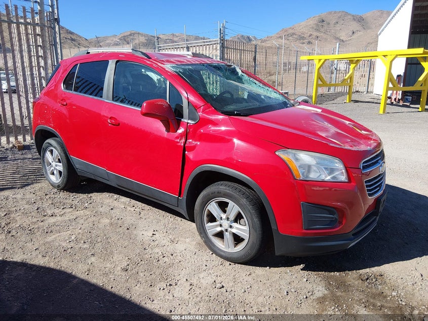 2016 Chevrolet Trax VIN KL7CJPSB6GB719198 IAAI salvage auction — ROLLOVER, Salvage (Nevada), sold $625 on 2026-07-31 (photo 1)