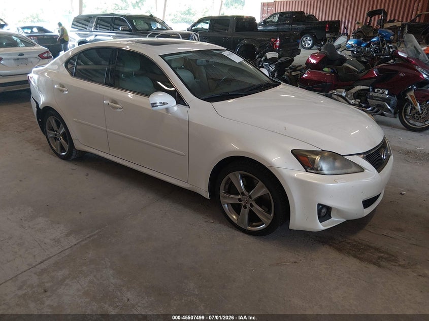 2012 Lexus Is VIN JTHBE5C21C5030649 IAAI salvage auction — REAR END, Salvage (Tennessee), sold $2,600 on 2026-07-29 (photo 1)