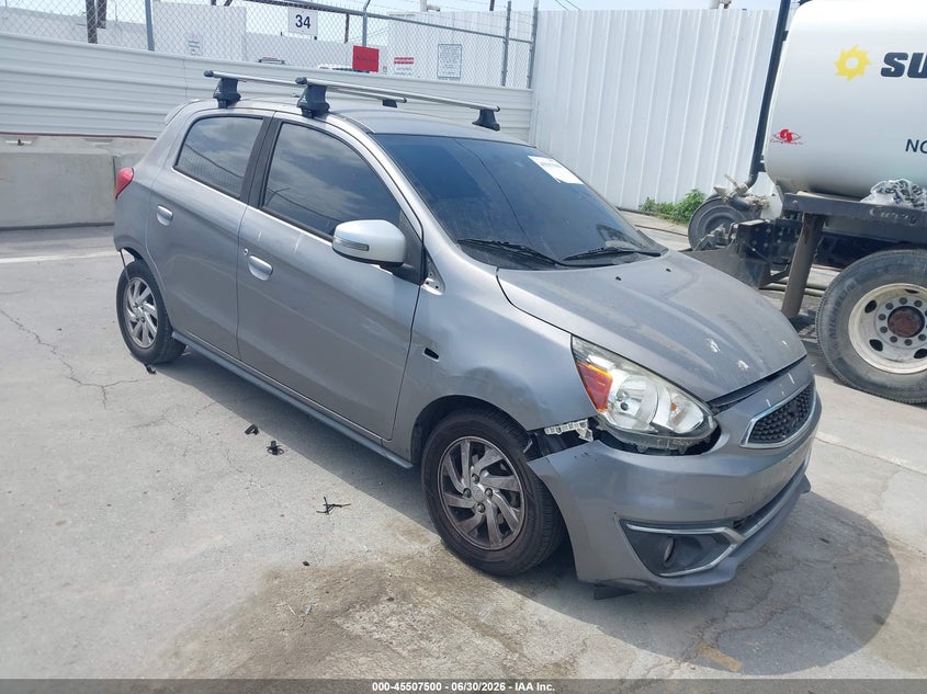 2018 Mitsubishi Mirage VIN ML32A4HJ1JH002811 IAAI salvage auction — REAR END, Salvage (California), sold $1,325 on 2026-07-15 (photo 1)