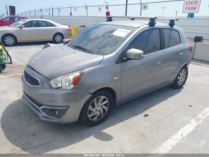 2018 Mitsubishi Mirage VIN ML32A4HJ1JH002811 IAAI salvage auction — REAR END, Salvage (California), sold $1,325 on 2026-07-15 (photo 2)