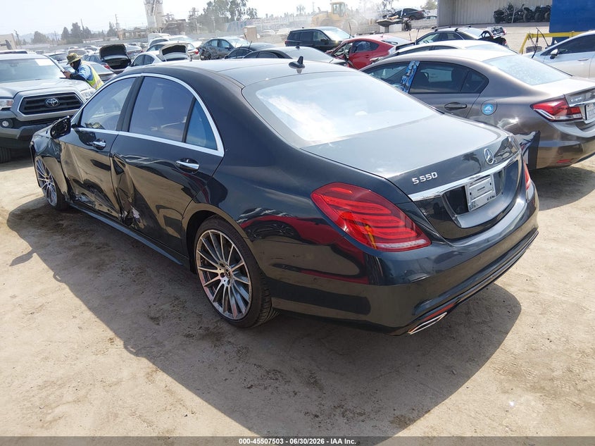 2015 Mercedes-benz S-klasse VIN WDDUG8CB9FA110661 IAAI salvage auction — LEFT SIDE, Salvage (California), sold $7,850 on 2026-07-15 (photo 3)