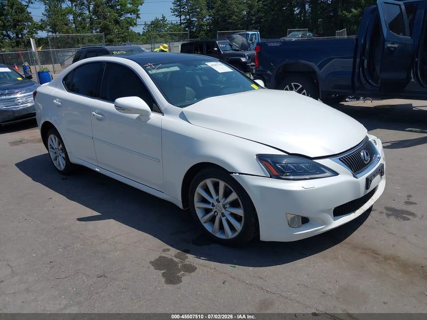 2009 Lexus Is 250 VIN JTHCK262495032718 IAAI salvage auction — LEFT FRONT, Mv-907A (New York), sold $425 on 2026-07-28 (photo 1)
