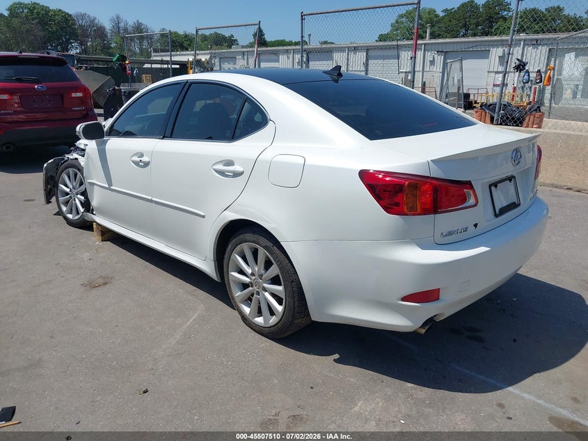 2009 Lexus Is 250 VIN JTHCK262495032718 IAAI salvage auction — LEFT FRONT, Mv-907A (New York), sold $425 on 2026-07-28 (photo 3)