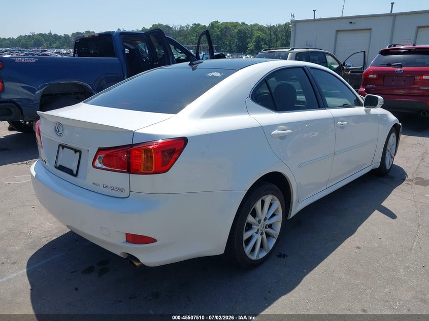 2009 Lexus Is 250 VIN JTHCK262495032718 IAAI salvage auction — LEFT FRONT, Mv-907A (New York), sold $425 on 2026-07-28 (photo 4)