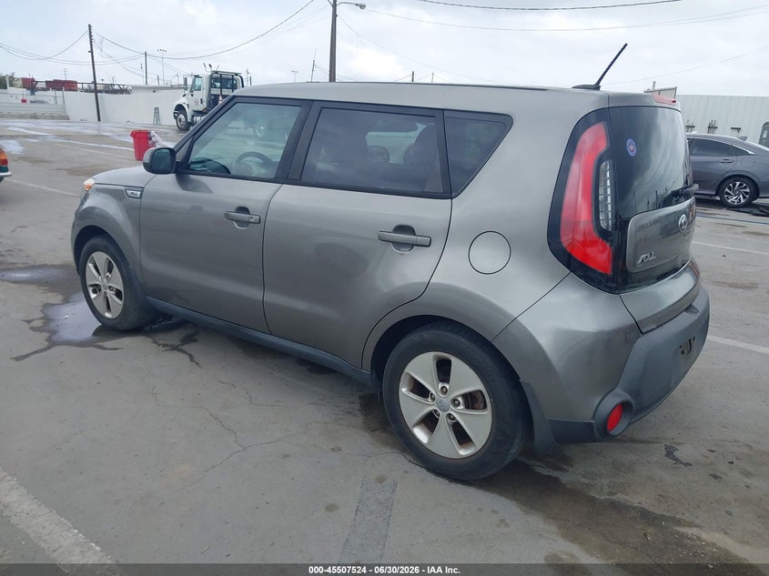2016 Kia Soul VIN KNDJN2A20G7342101 IAAI salvage auction — NORMAL WEAR, Clear - Dealer Only (California), sold $1,175 on 2026-07-29 (photo 3)