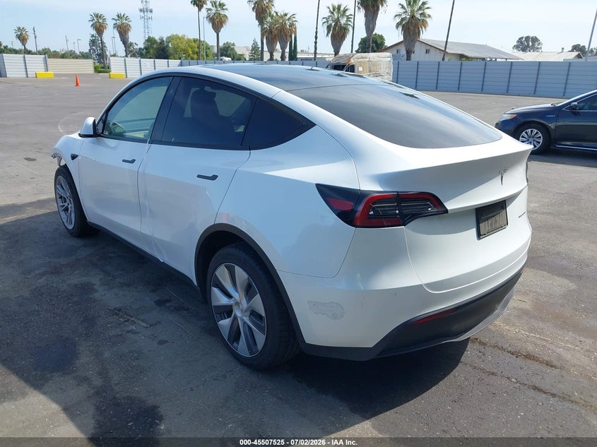 2023 Tesla Model y VIN 7SAYGDEEXPA041807 IAAI salvage auction — FRONT END, Salvage (California), sold $12,000 on 2026-08-02 (photo 3)