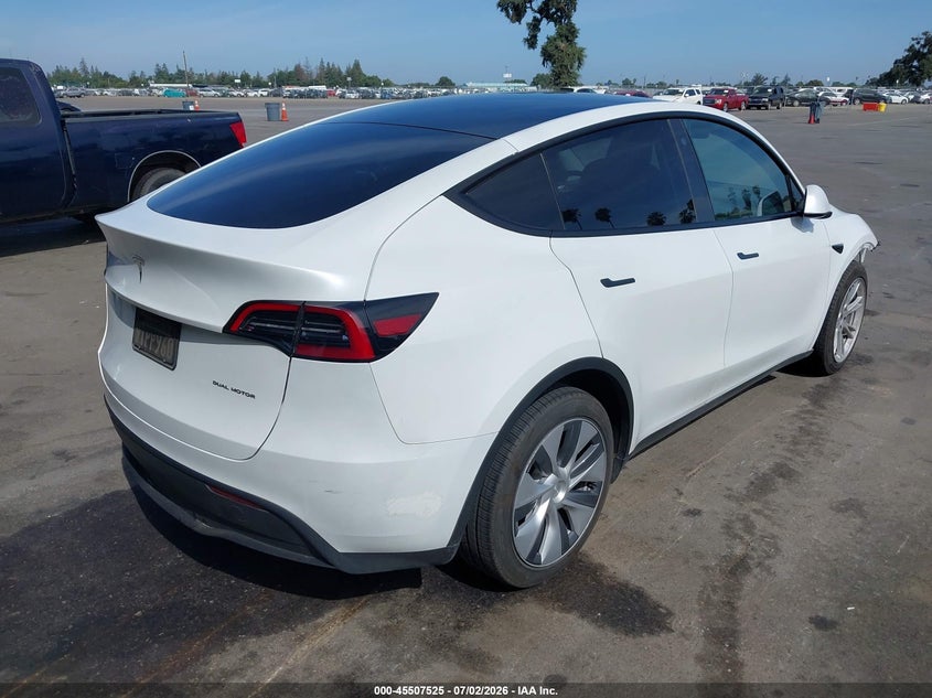 2023 Tesla Model y VIN 7SAYGDEEXPA041807 IAAI salvage auction — FRONT END, Salvage (California), sold $12,000 on 2026-08-02 (photo 4)