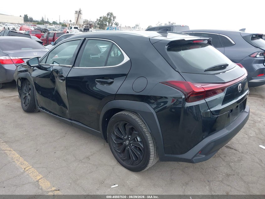 2025 Lexus Ux VIN JTHYBJAH9S2017747 IAAI salvage auction — LEFT FRONT, Salvage Title, sold $16,000 on 2026-08-26 (photo 3)