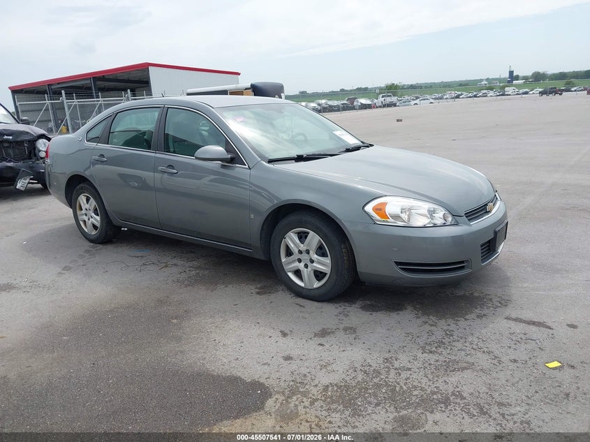 2008 Chevrolet Impala VIN 2G1WB58K281363075 IAAI salvage auction — REAR END, Certificate Of Title (Nebraska), sold $875 on 2026-07-24 (photo 1)