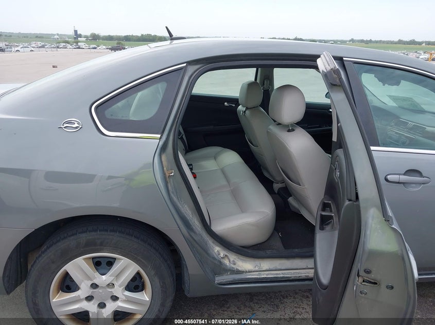 2008 Chevrolet Impala VIN 2G1WB58K281363075 IAAI salvage auction — REAR END, Certificate Of Title (Nebraska), sold $875 on 2026-07-24 (photo 8)