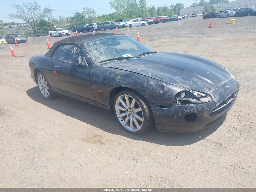 2006 Jaguar Xk series VIN SAJDA42C262A45150 IAAI salvage auction — NORMAL WEAR, Clear (New York), sold $425 on 2026-07-28 (photo 1)