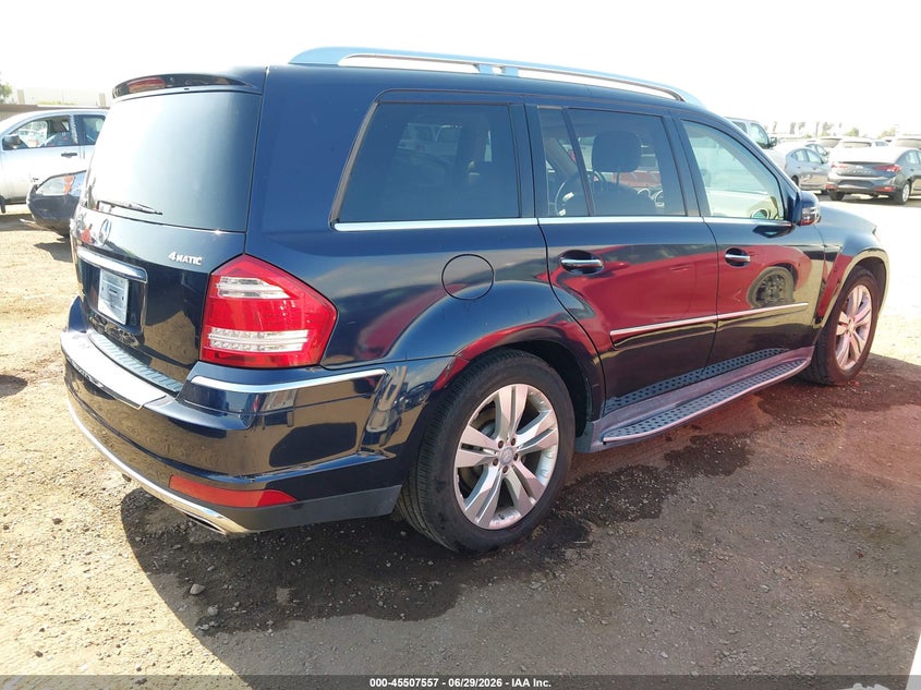 2011 Mercedes-benz Gl-class VIN 4JGBF7BE3BA718496 IAAI salvage auction — NORMAL WEAR, Clear - Dealer Only (California), sold $125 on 2026-07-11 (photo 4)