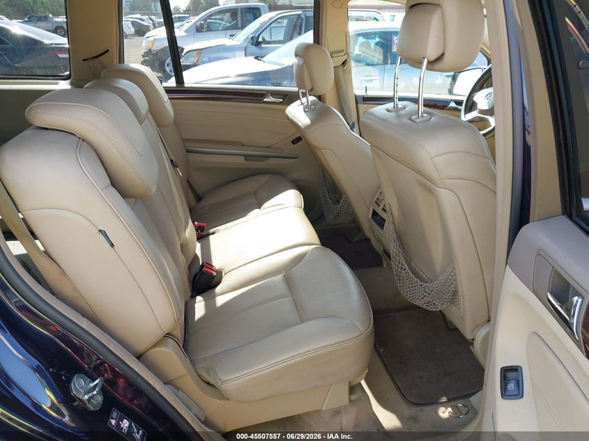 2011 Mercedes-benz Gl-class VIN 4JGBF7BE3BA718496 IAAI salvage auction — NORMAL WEAR, Clear - Dealer Only (California), sold $125 on 2026-07-11 (photo 8)