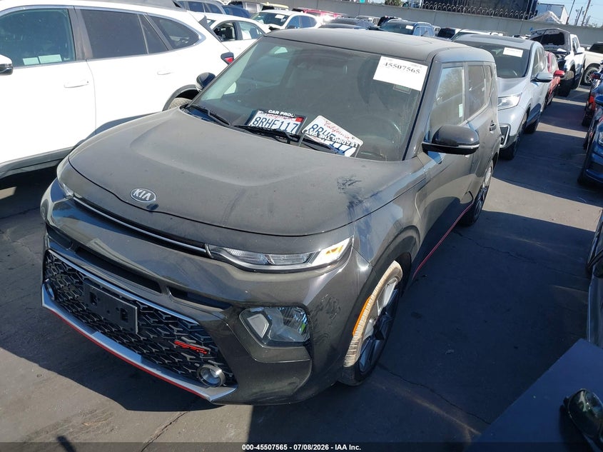 2020 Kia Soul VIN KNDJ63AU1L7086565 IAAI salvage auction — UNDERCARRIAGE, Salvage Certificate (California), sold $3,000 on 2026-07-26 (photo 2)