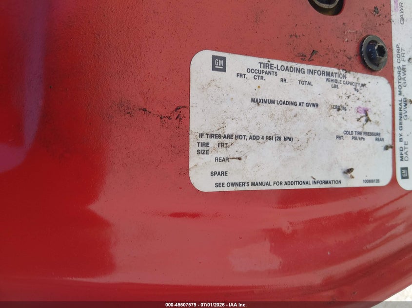 1989 Chevrolet Camaro VIN 1G1FP21E8KL109974 IAAI salvage auction — NORMAL WEAR, Clear (Missouri), sold $50 on 2026-07-09 (photo 9)