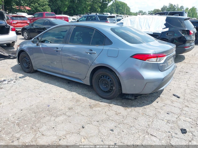 2020 Toyota Corolla VIN JTDEPRAE1LJ060271 IAAI salvage auction — RIGHT SIDE, Salvage (Georgia), sold $25 on 2026-07-29 (photo 3)