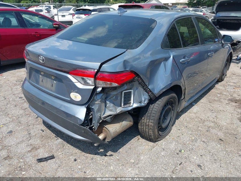 2020 Toyota Corolla VIN JTDEPRAE1LJ060271 IAAI salvage auction — RIGHT SIDE, Salvage (Georgia), sold $25 on 2026-07-29 (photo 6)