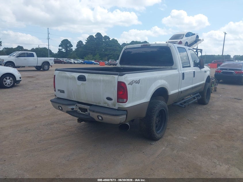 2002 Ford F-250 VIN 1FTNW21FX2ED05188 IAAI salvage auction — NORMAL WEAR, Original (Texas), sold $575 on 2026-07-09 (photo 4)
