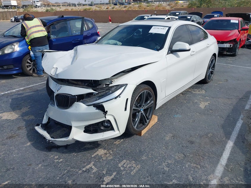 2019 BMW 4er VIN WBA4J1C51KBM12556 IAAI salvage auction — FRONT END, Salvage (California), sold $1,325 on 2026-08-01 (photo 2)