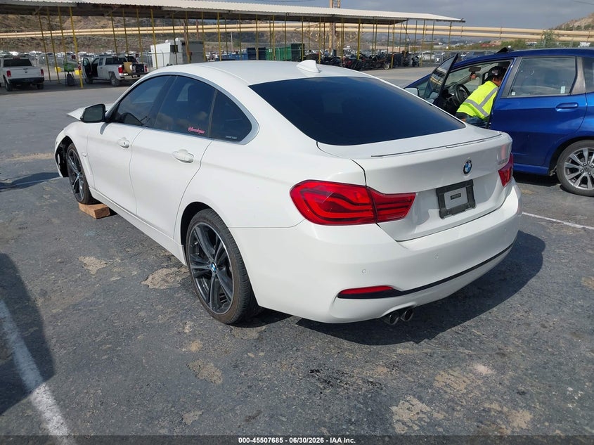 2019 BMW 4er VIN WBA4J1C51KBM12556 IAAI salvage auction — FRONT END, Salvage (California), sold $1,325 on 2026-08-01 (photo 3)