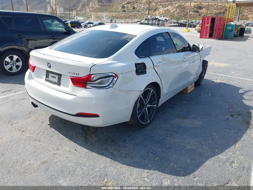 2019 BMW 4er VIN WBA4J1C51KBM12556 IAAI salvage auction — FRONT END, Salvage (California), sold $1,325 on 2026-08-01 (photo 4)