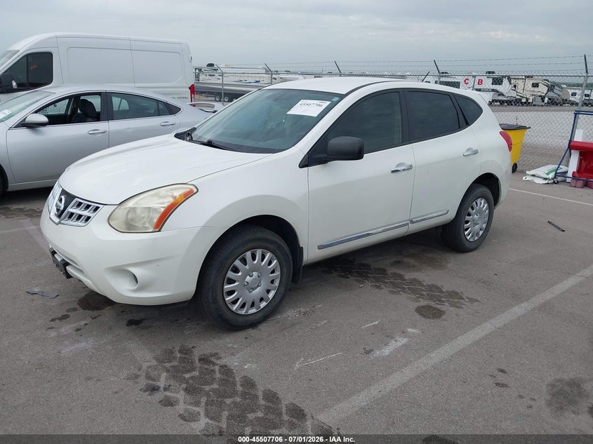 2013 Nissan Rogue VIN JN8AS5MTXDW042621 IAAI salvage auction — HAIL, Certificate Of Title (Nebraska), sold $475 on 2026-07-30 (photo 2)
