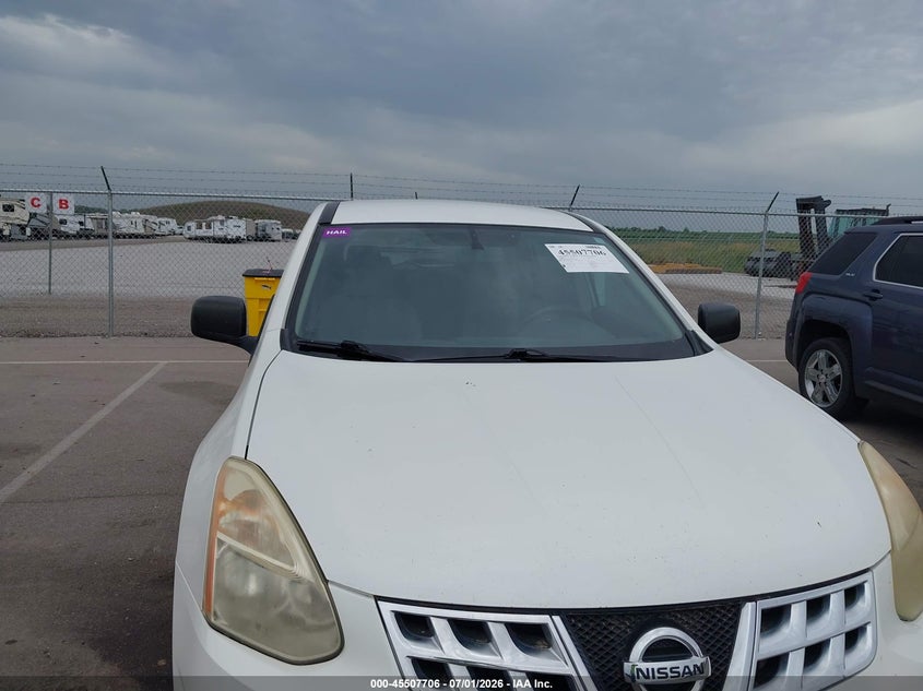 2013 Nissan Rogue VIN JN8AS5MTXDW042621 IAAI salvage auction — HAIL, Certificate Of Title (Nebraska), sold $475 on 2026-07-30 (photo 6)