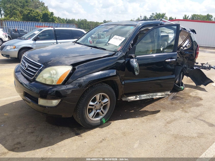 2009 Lexus Gx 470 VIN JTJBT20X090174928 IAAI salvage auction — REAR END, Salvage (Mississippi), sold $125 on 2026-07-30 (photo 2)