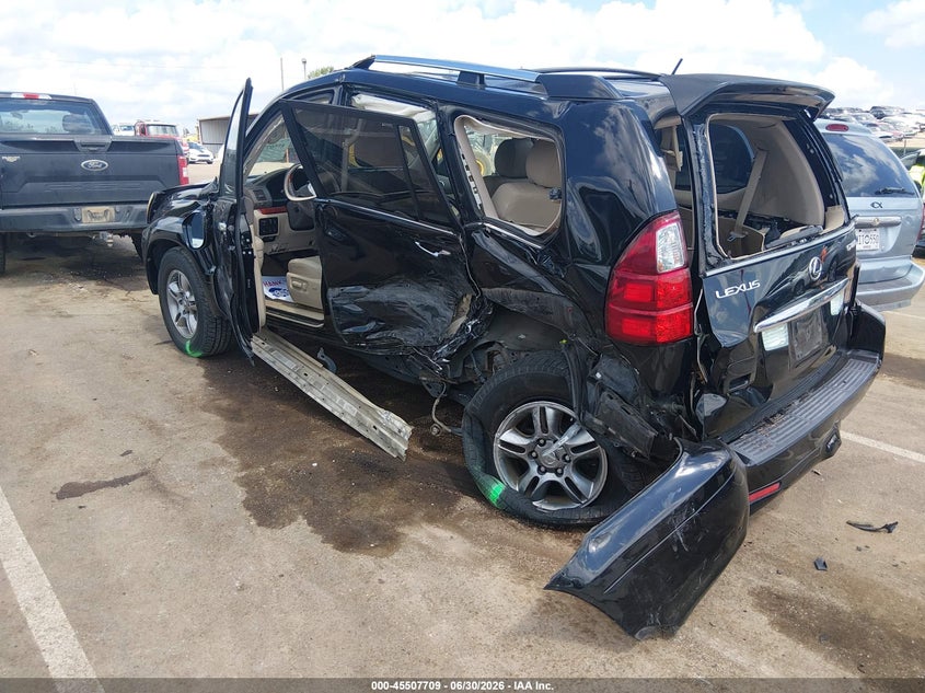 2009 Lexus Gx 470 VIN JTJBT20X090174928 IAAI salvage auction — REAR END, Salvage (Mississippi), sold $125 on 2026-07-30 (photo 3)