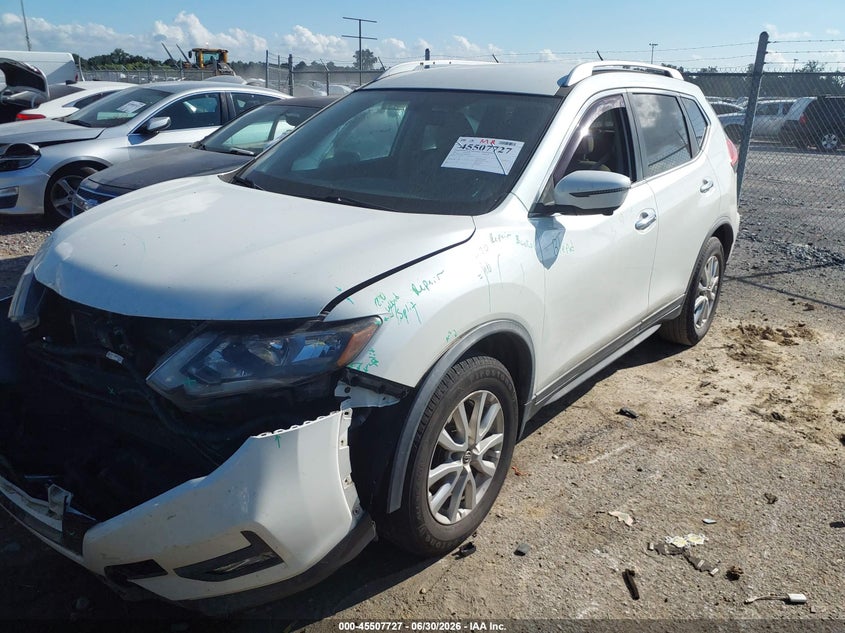2017 Nissan Rogue VIN KNMAT2MT4HP585731 IAAI salvage auction — FRONT END, Salvage (Louisiana), sold $875 on 2026-07-21 (photo 2)