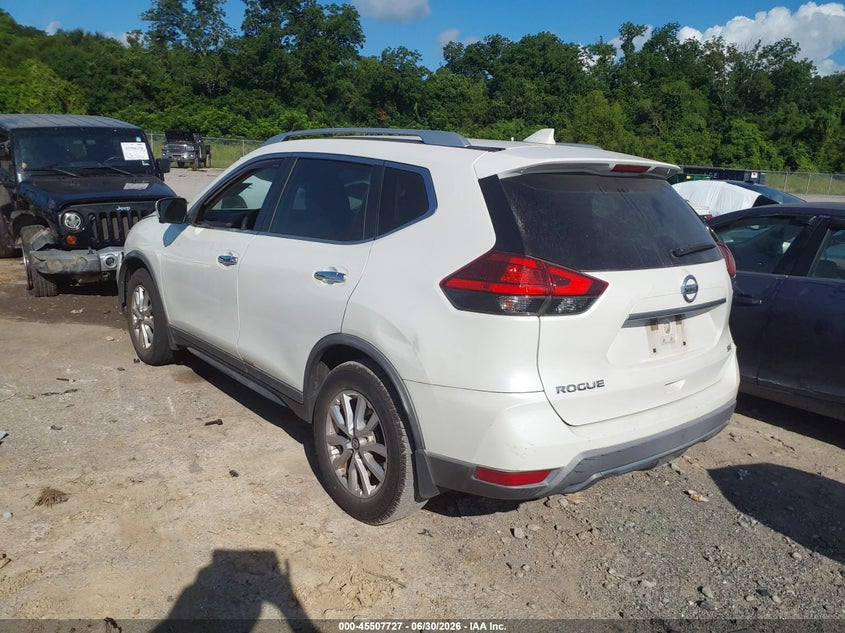 2017 Nissan Rogue VIN KNMAT2MT4HP585731 IAAI salvage auction — FRONT END, Salvage (Louisiana), sold $875 on 2026-07-21 (photo 3)