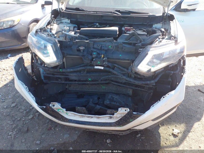 2017 Nissan Rogue VIN KNMAT2MT4HP585731 IAAI salvage auction — FRONT END, Salvage (Louisiana), sold $875 on 2026-07-21 (photo 6)