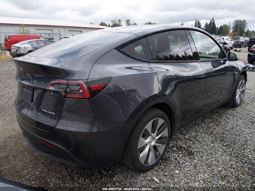 2021 Tesla Model y VIN 5YJYGDEE6MF275020 IAAI salvage auction — FRONT END, Bill Of Sale (Washington), sold $9,700 on 2026-07-29 (photo 4)